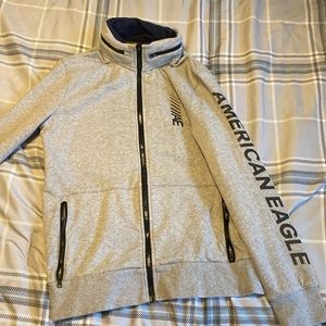 American Eagle | Mens turtle neck hoodie |